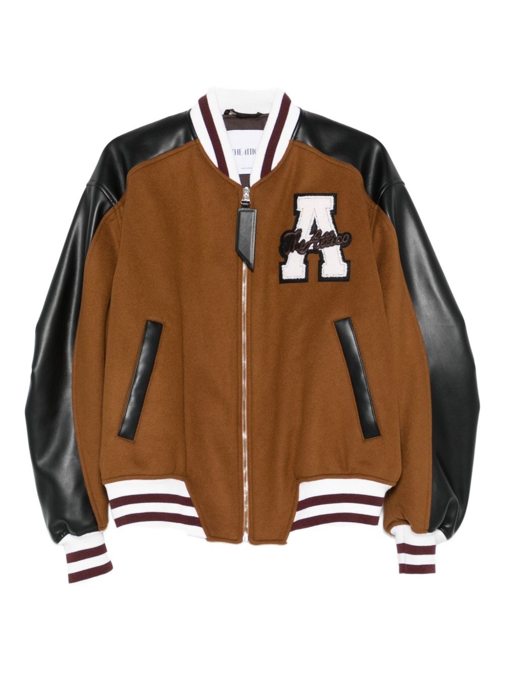 Attico Bomber Jacket Jackets Multicolor In Neutral