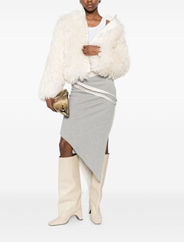 THE ATTICO - Cotton jersey midi skirt