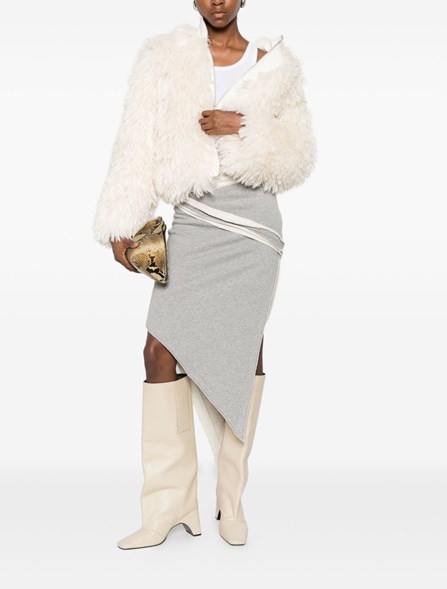 THE ATTICO - Cotton jersey midi skirt