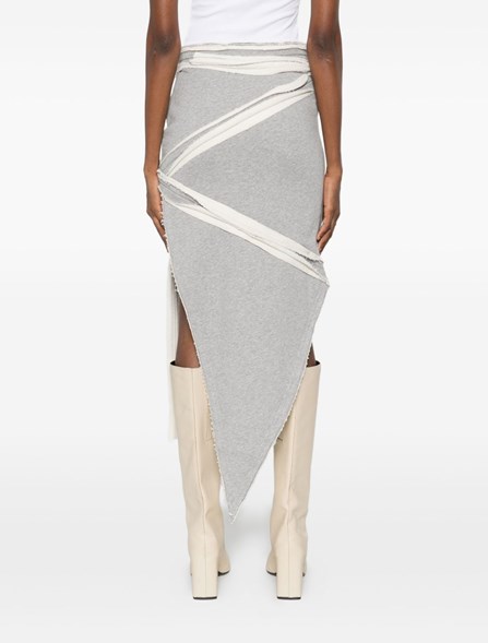 THE ATTICO - Cotton jersey midi skirt