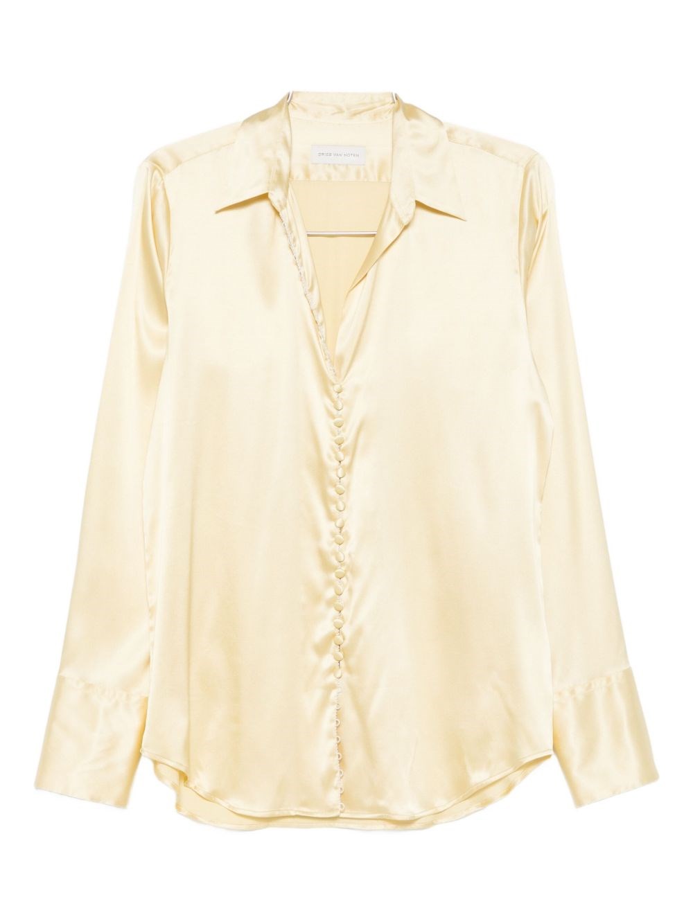 Dries Van Noten Viscose Jersey Blouse In Neutral
