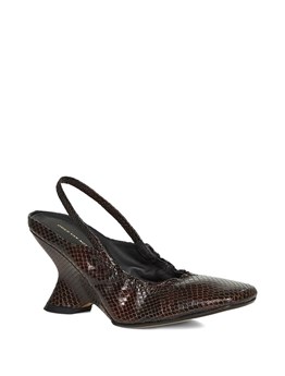 DRIES VAN NOTEN - Python slingbacks