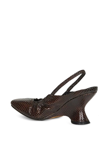 DRIES VAN NOTEN - Python slingbacks