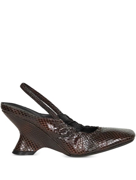 DRIES VAN NOTEN - Python slingbacks