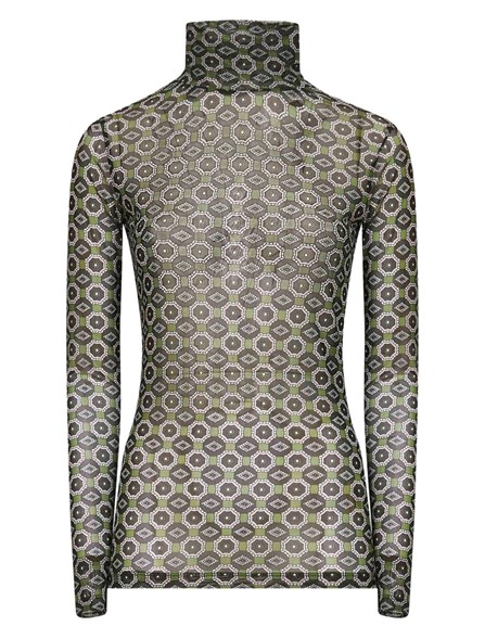 DRIES VAN NOTEN Stretch mesh top | Dante5.com 2520111212623604