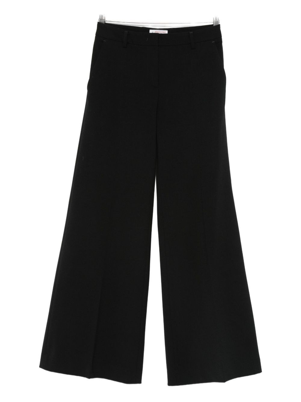 Alberto Biani Stretch Wool Pants In Black