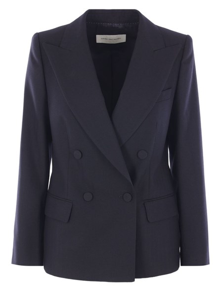 DRIES VAN NOTEN - Double-breasted wool jacket 