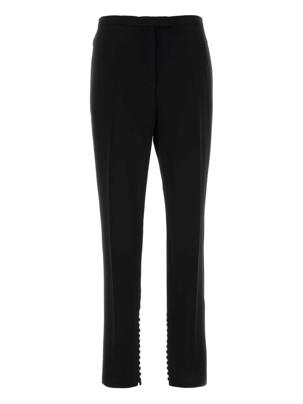 Dries Van Noten Ankle Length Polyester Pandoris Trousers In Black