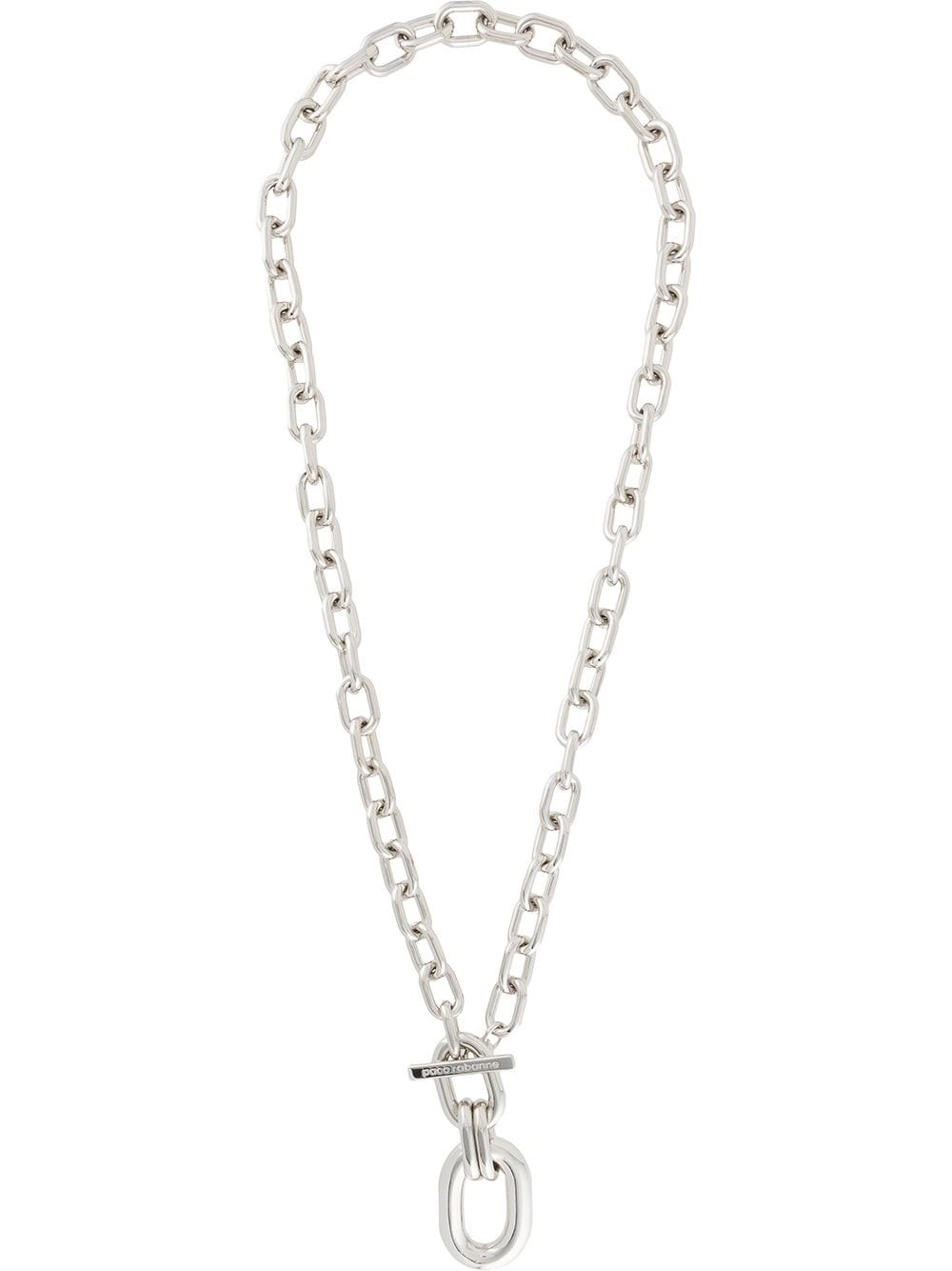 Rabanne Xl Link Necklace In Metallic
