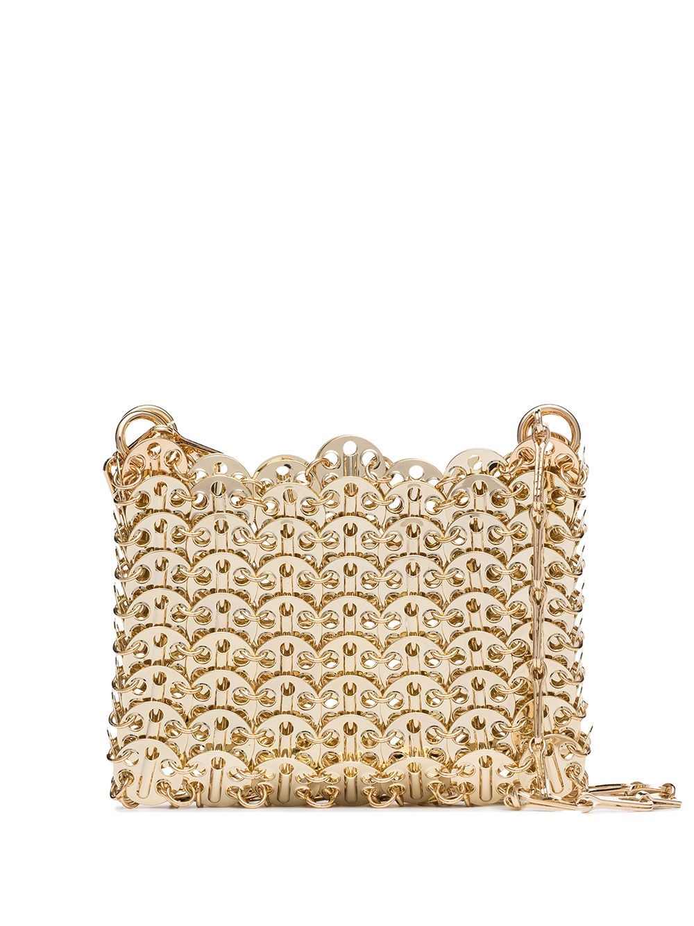 Rabanne 'iconic 1969' Nano Bag In Gold