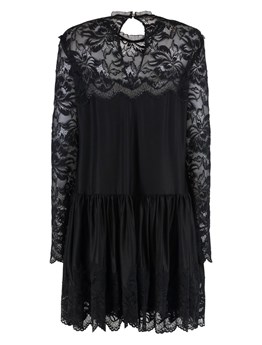RABANNE - Jersey and lace dress