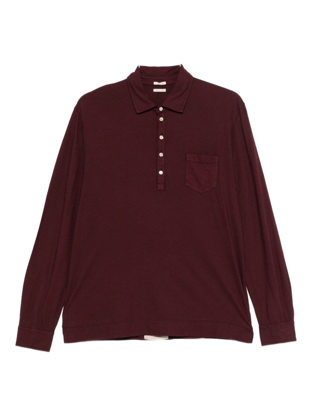 Massimo Alba Ischia Polo Shirt In Burgundy