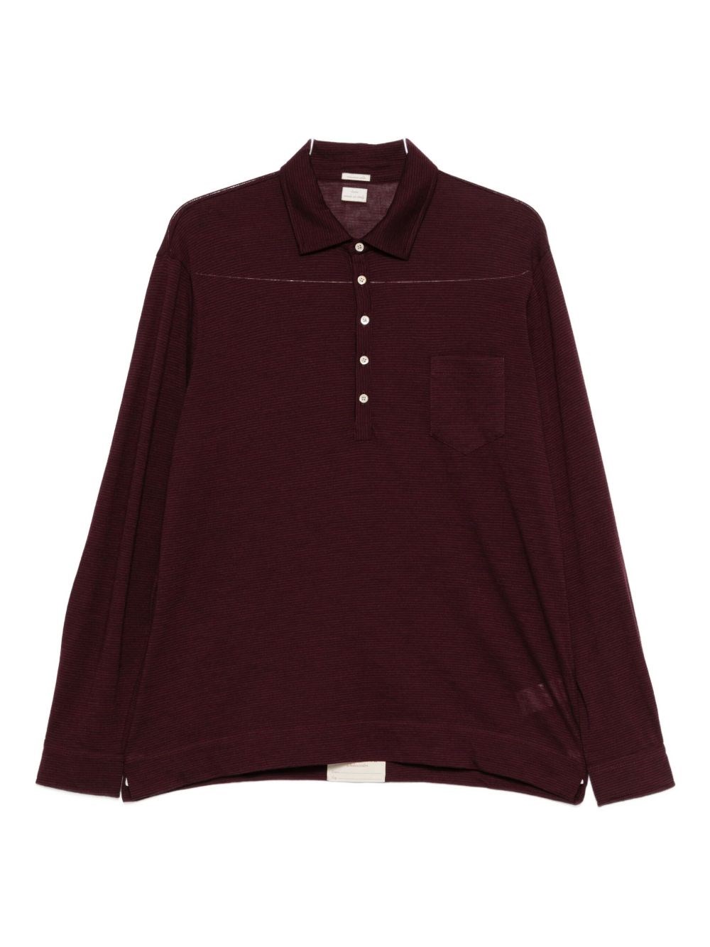 Massimo Alba Ischia 2 Polo Shirt In Burgundy