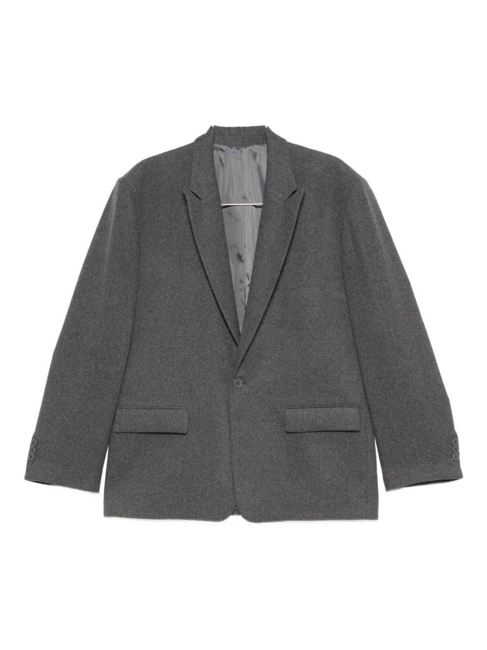 Marsēm Pocket Single-breasted Blazer In Gray