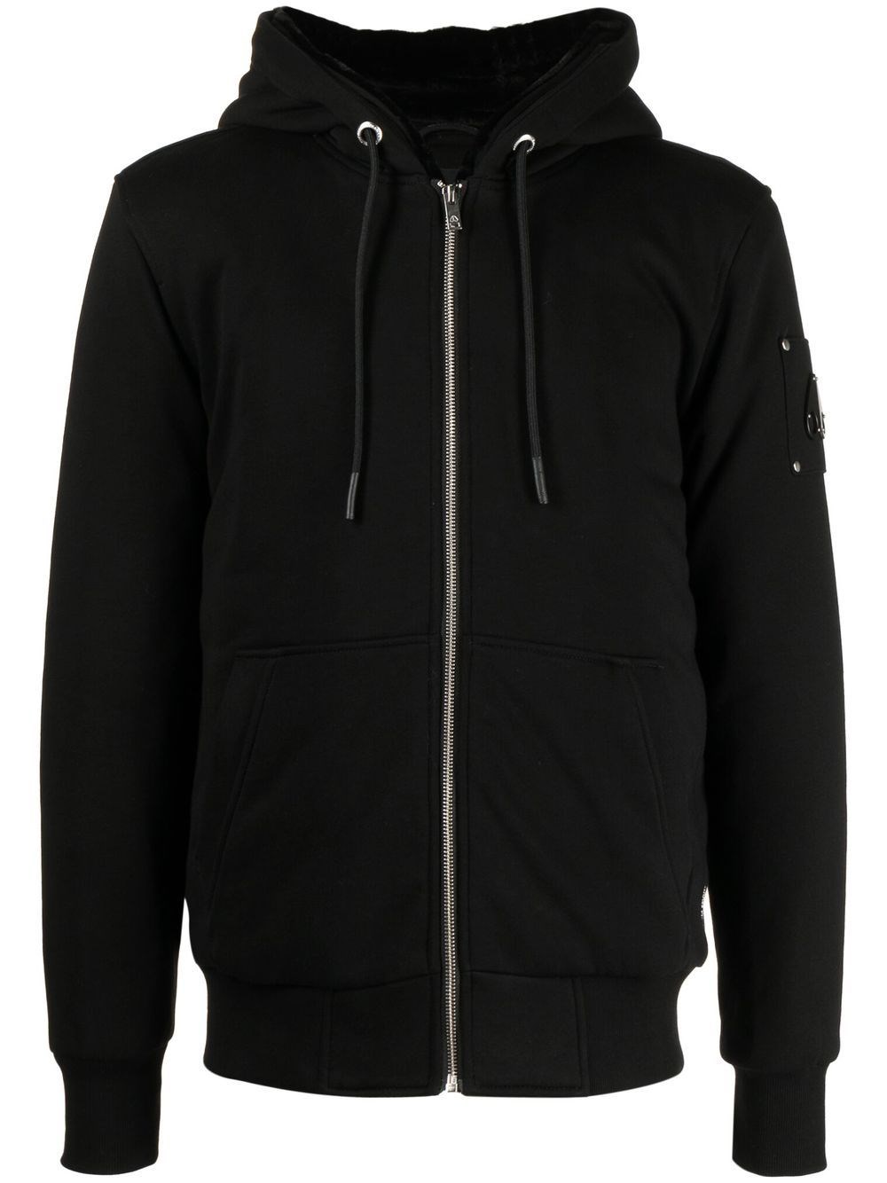 Moose Knuckles 'classic Bunny' Sweatshirt In Black
