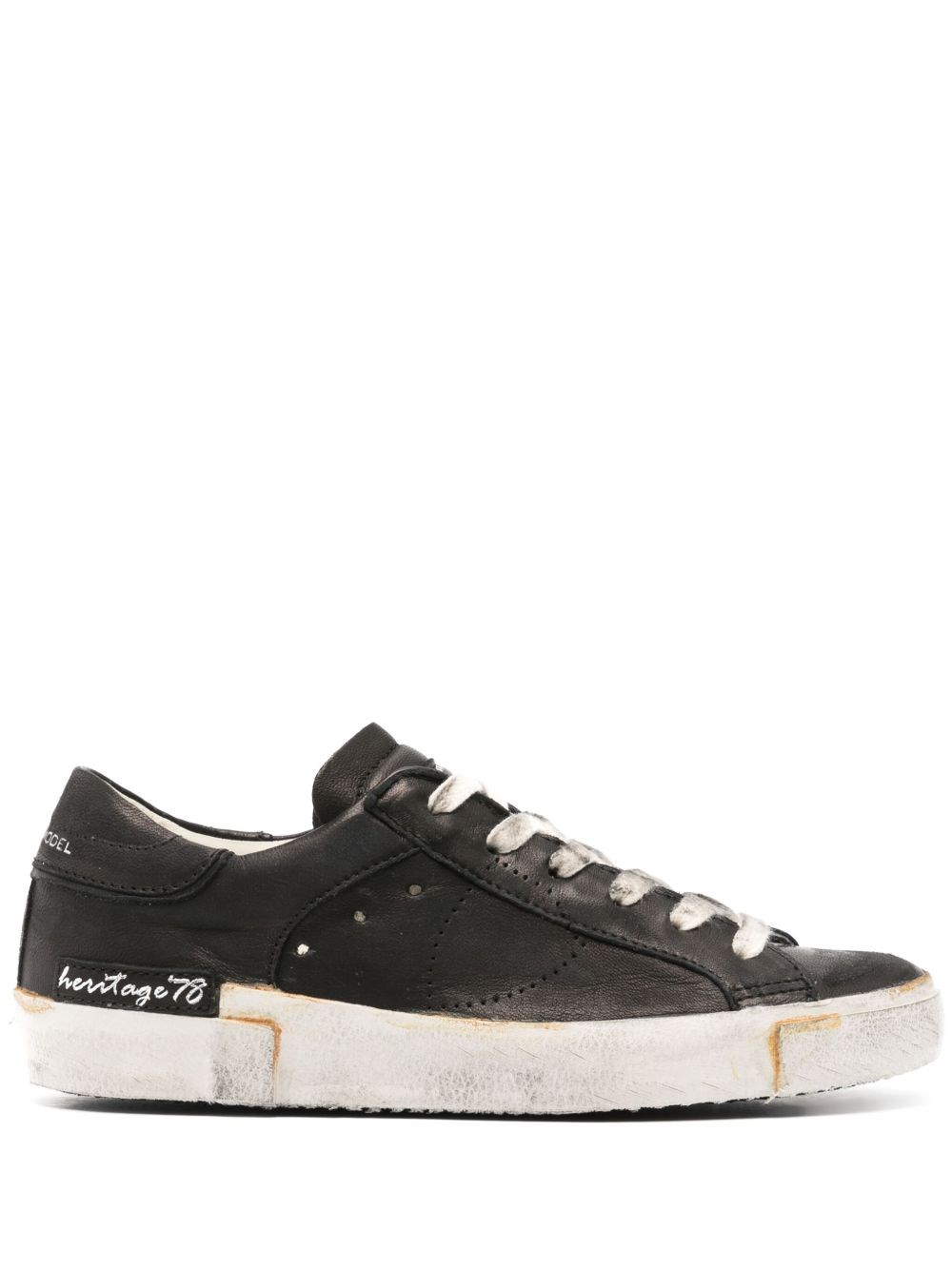 Philippe Model Prsx Leather Sneakers In Multi