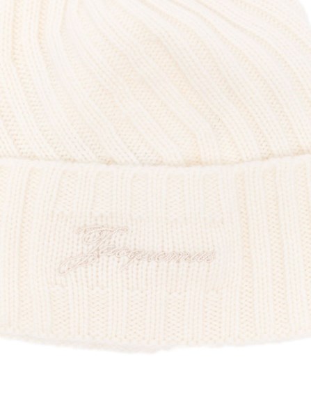 JACQUEMUS - Twisted ribbed beanie