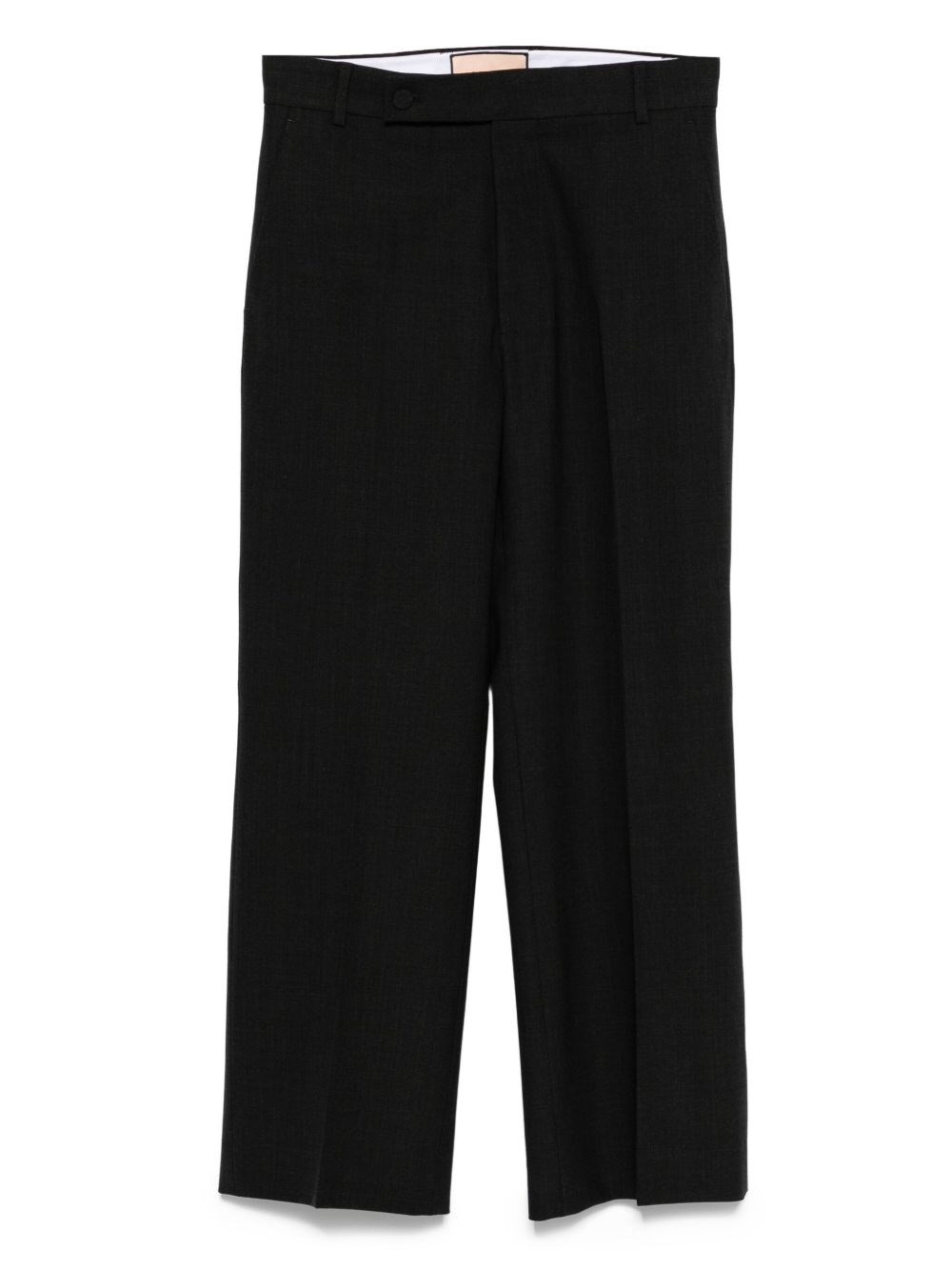 Plan C Wide Leg Pants In Black