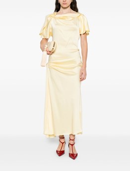 VICTORIA BECKHAM - Crepe satin dress