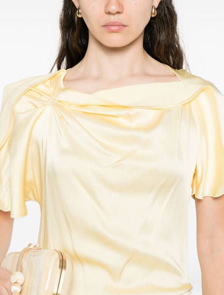 VICTORIA BECKHAM - Crepe satin dress