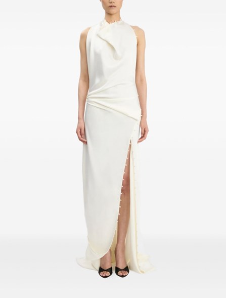 VICTORIA BECKHAM - Crepe satin dress