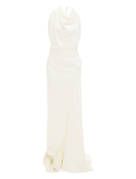 VICTORIA BECKHAM - Crepe satin dress