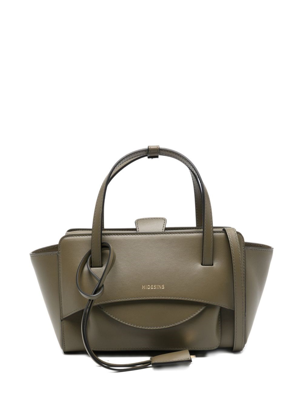 Hidesins 'flap S' Smooth Calf Leather Bag In Green