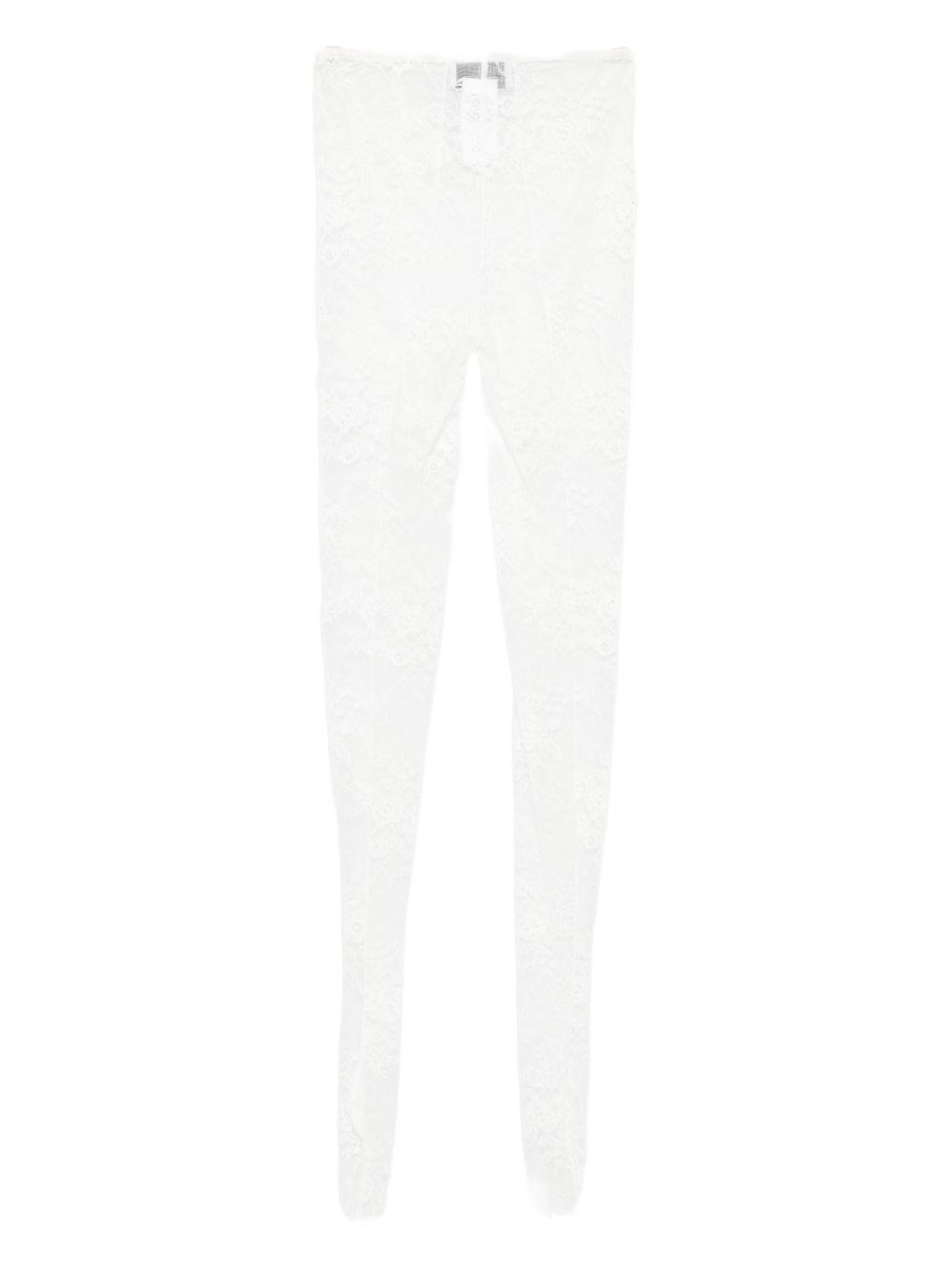 Giuseppe Di Morabito Lace Tights In White