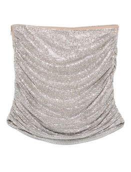 GIUSEPPE DI MORABITO - Skirt with micro rhinestones
