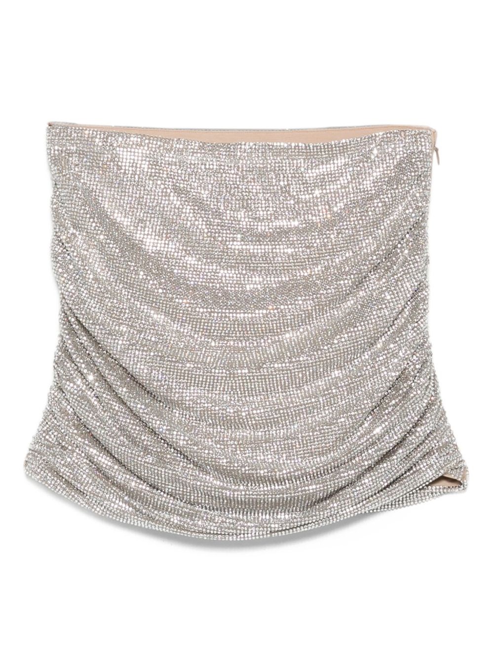 Giuseppe Di Morabito Skirt With Micro Rhinestones In Multi