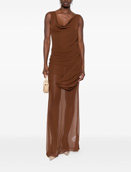GIUSEPPE DI MORABITO - Abito in chiffon