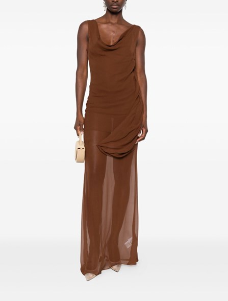 giuseppe di morabito orange dress Crystal-embellished mesh maxi skirt in orange - Giuseppe Di Morabito