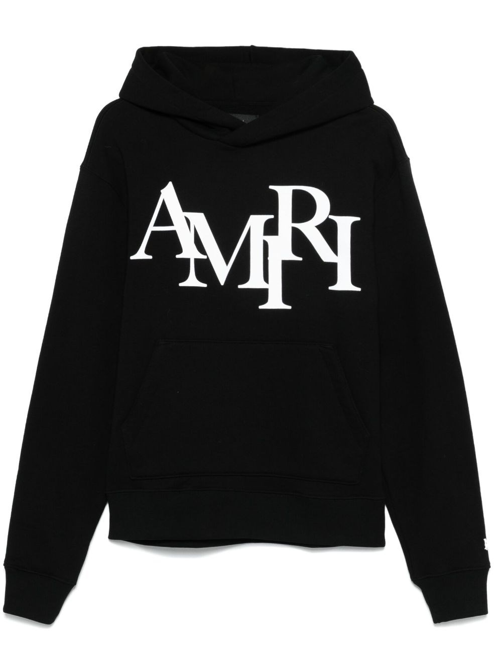 Amiri Men Logo Print Hoodie In Black
