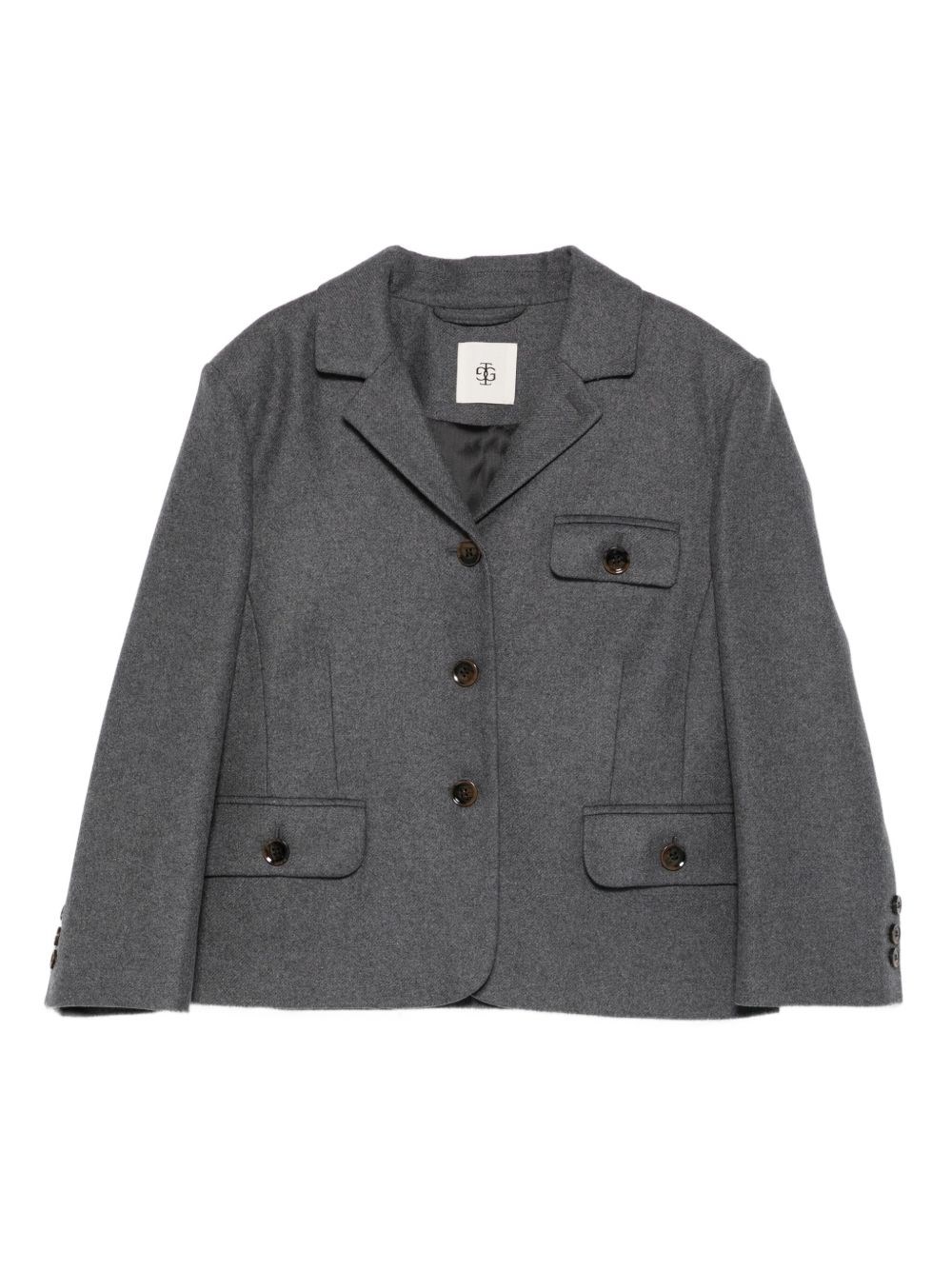 The Garment Wool Blend Jacket In Gray
