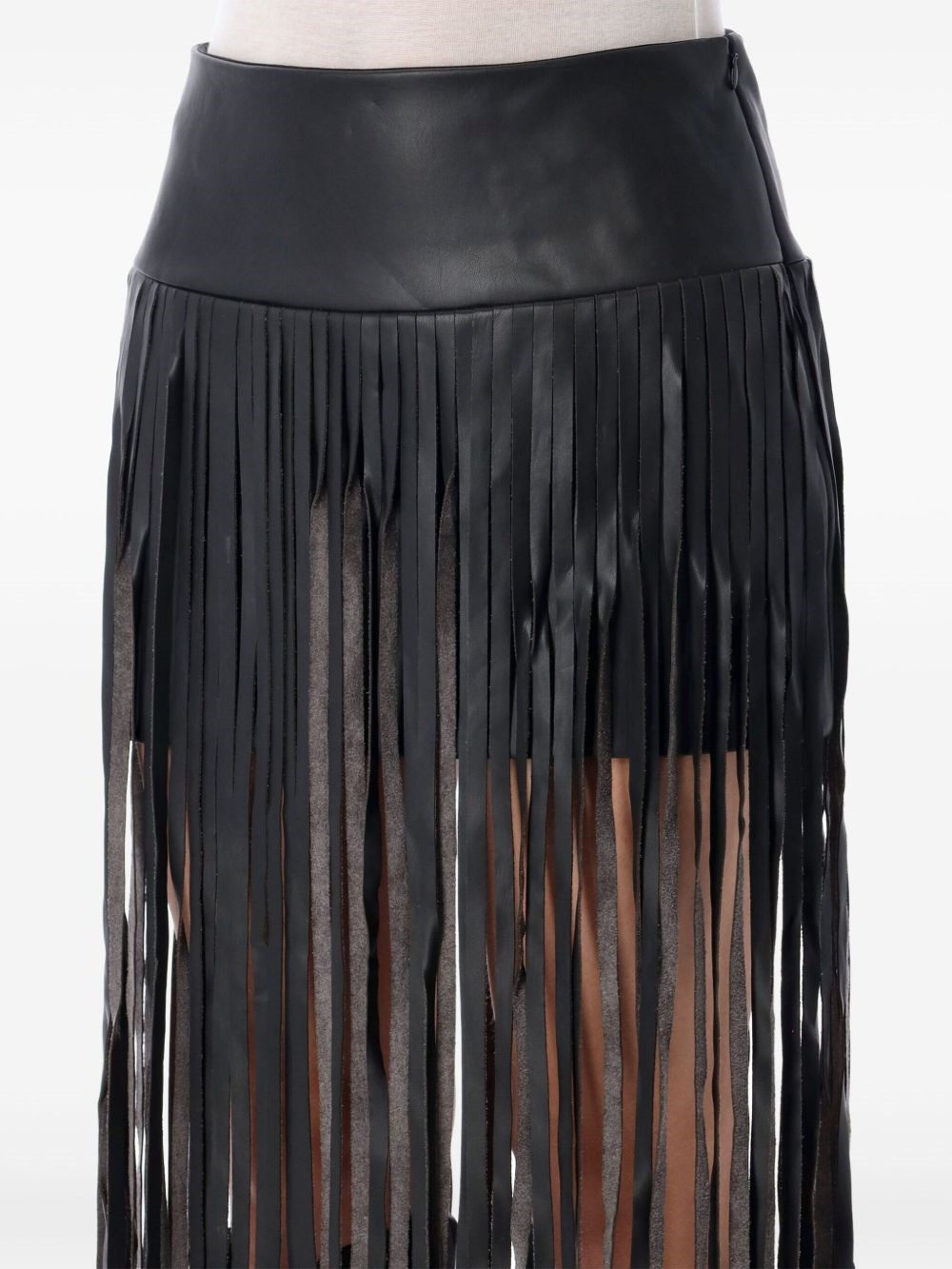 The Garment Leather Skirt In Black
