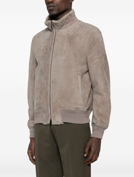 SALVATORE SANTORO SHEEPSKIN JACKET WITH ZIP | Dante5.com