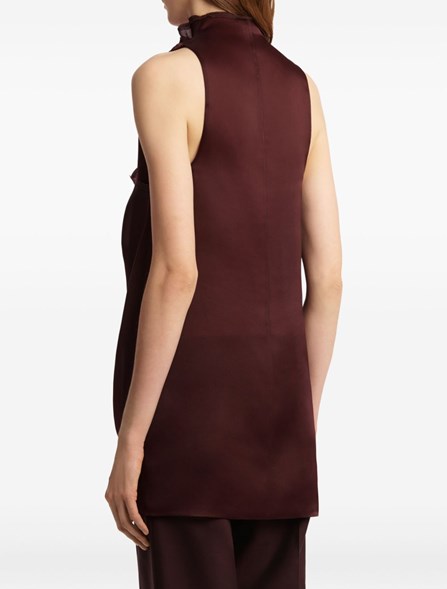 KHAITE - Draped silk top 