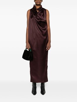 KHAITE - Draped silk dress