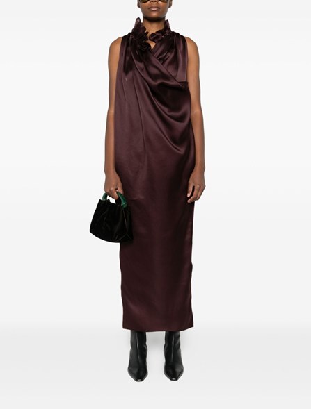 KHAITE - Draped silk dress