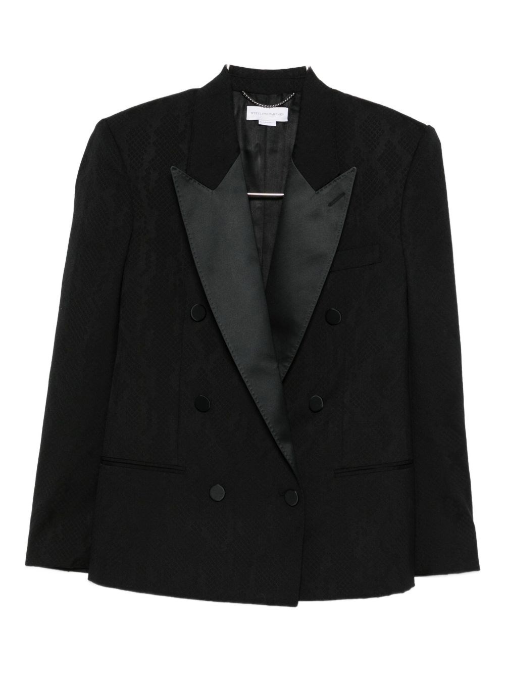 Stella Mccartney Double-breasted Blazer In Black