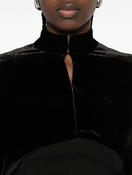 RAQUEL DINIZ - Mantella in velluto