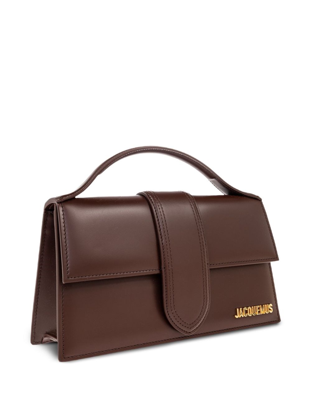 Jacquemus Women Le Bambino Long Leather Shoulder Bag In Brown