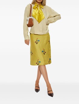 MARNI - Shirt with scarf collar