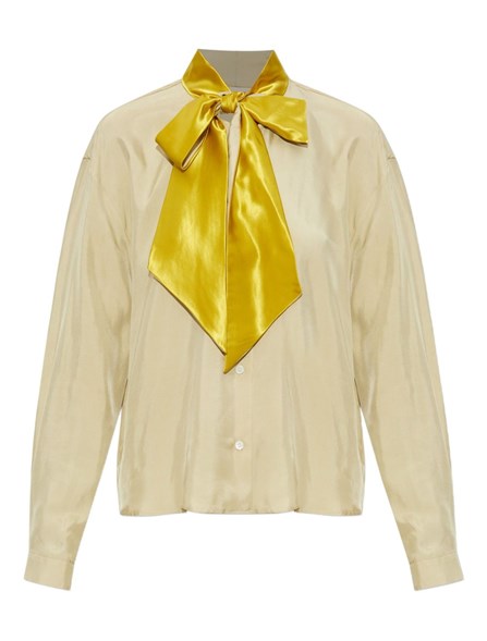 MARNI - Shirt with scarf collar