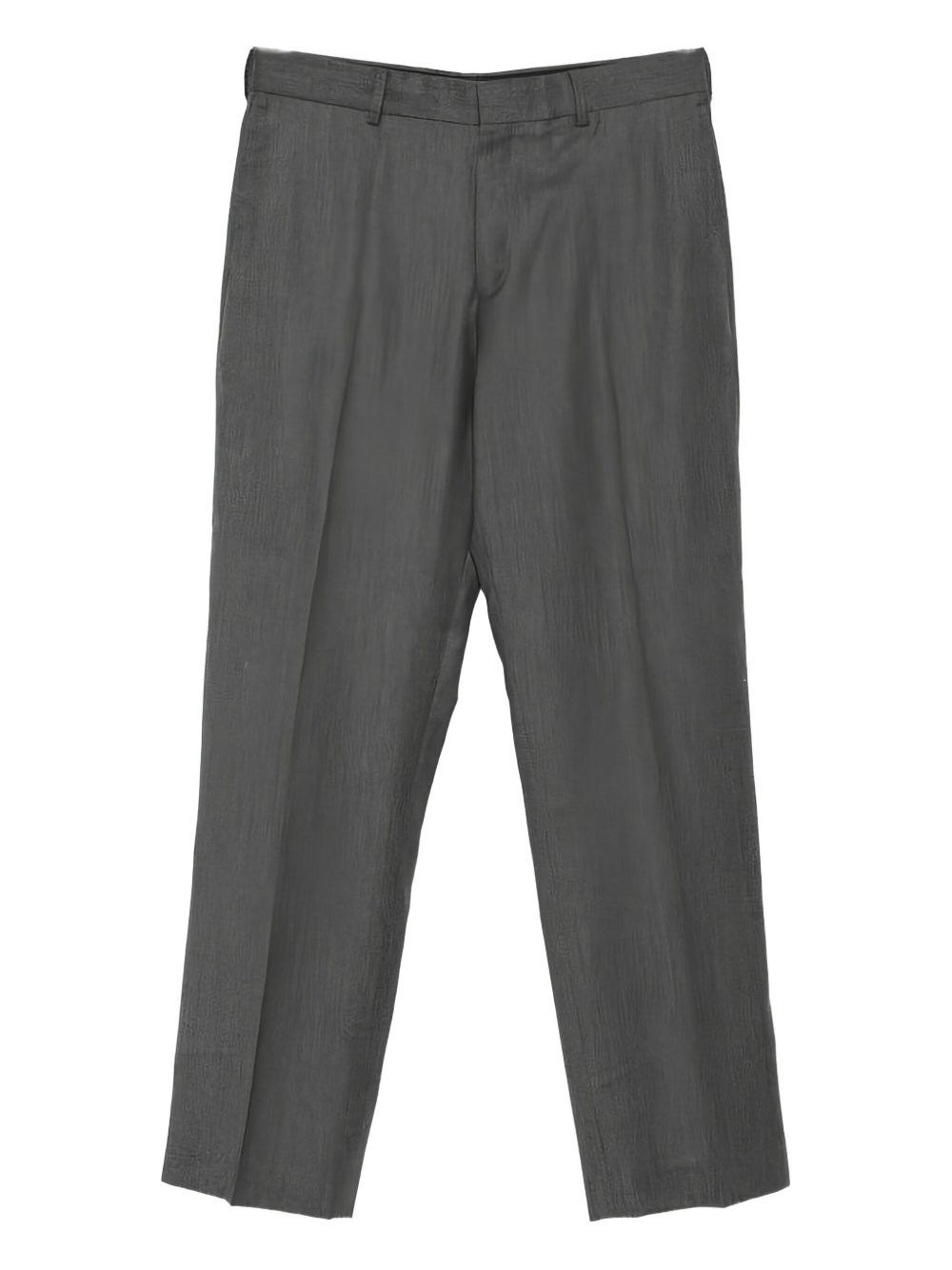 Paul Smith Conceal Fastened Straight-leg Trousers In Gray