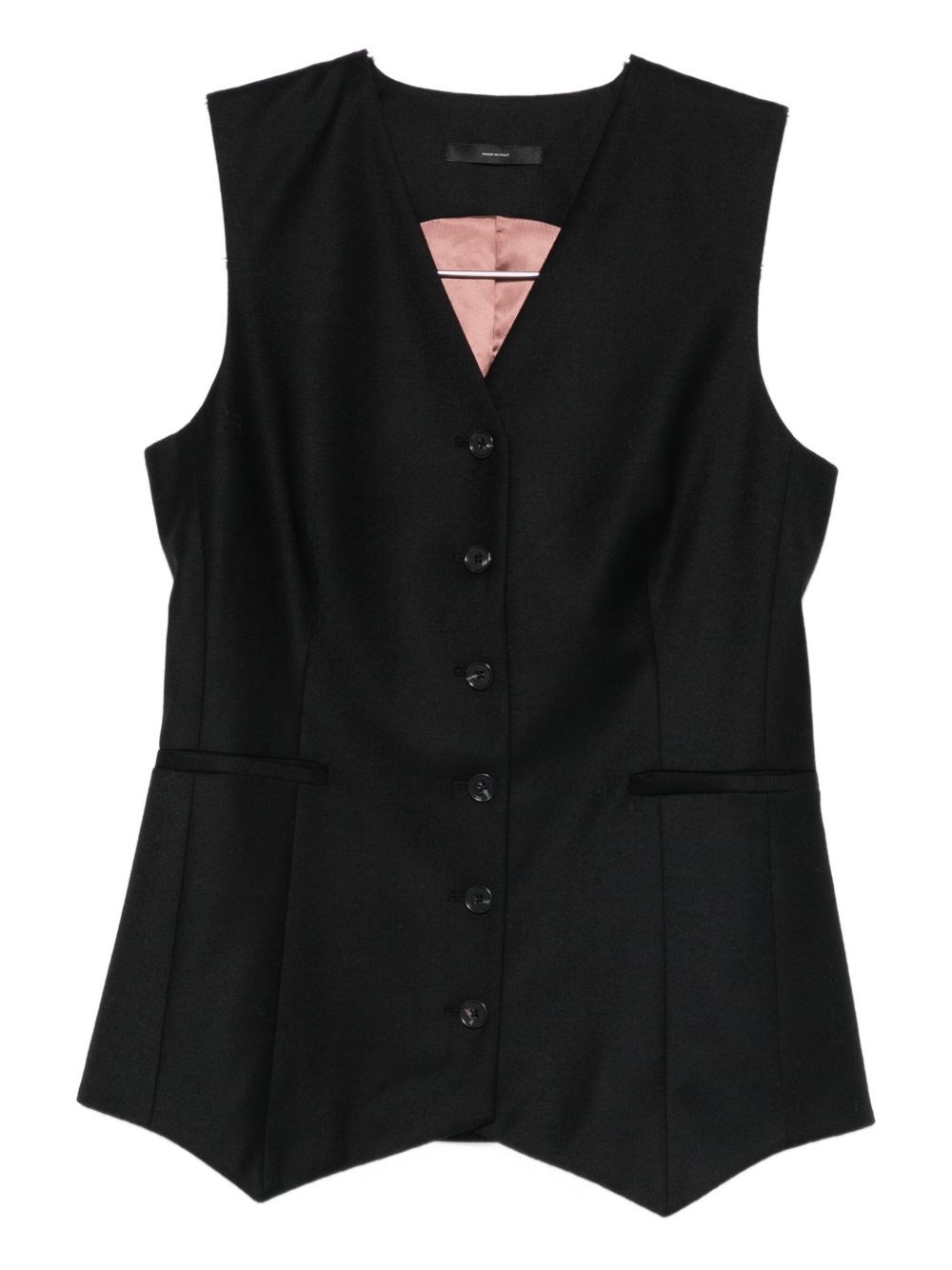 Paul Smith Wool And Cashmere Vest In Black