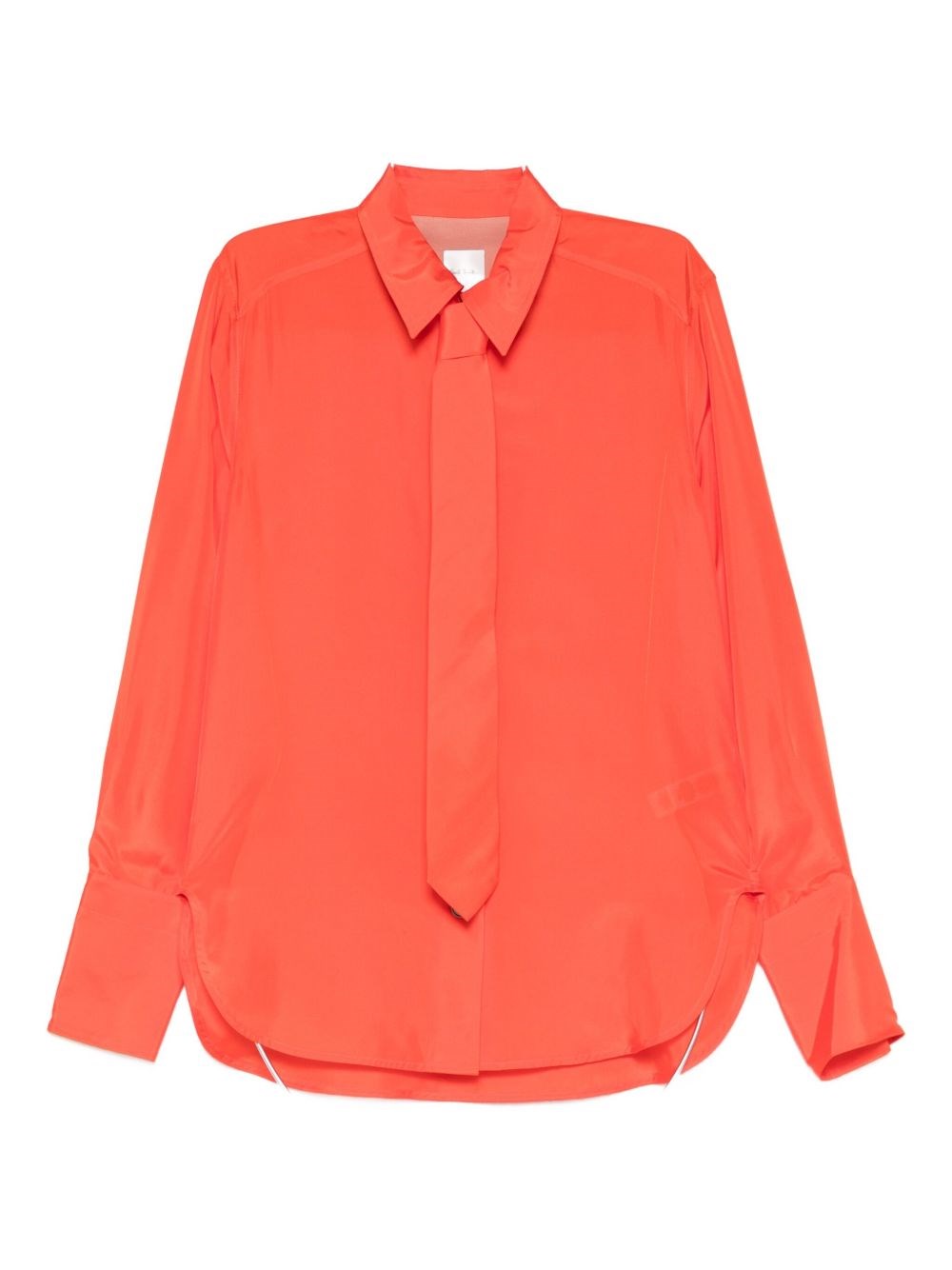 Paul Smith Silk Shirt In Red