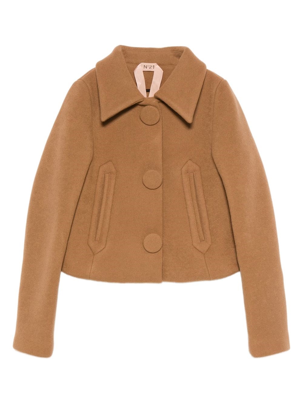 N°21 Wool Blend Jacket In Brown