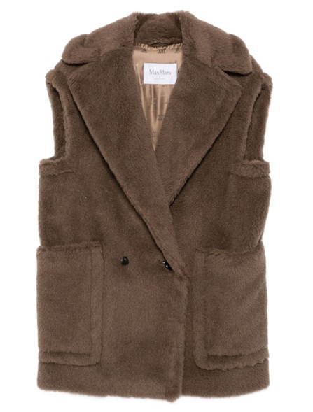 MAX MARA - Alpaca and wool teddy vest