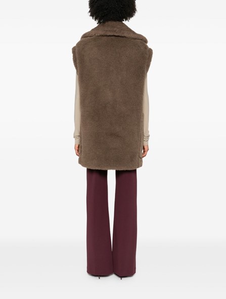 MAX MARA - Alpaca and wool teddy vest